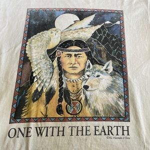 Vintage 1992 One With The Earth  size medium made in the USA🇺🇸